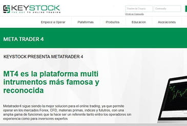 MetaTrader 4 offers you maximum stability for investing in KeyStock