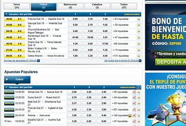 William Hill offers a lot of events every day to bet