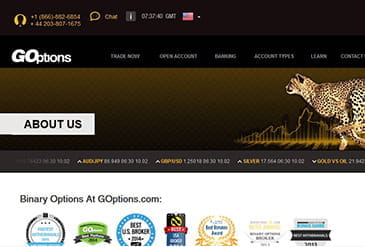 With GOptions you can trade binary options on international assets