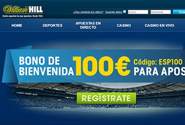 On the William Hill homepage you will see the welcome bonus and a button to register